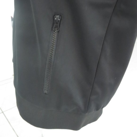 GUESS Black Grey White Rose Print Full Front Zip Track Jacket S Small - Picture 10 of 13